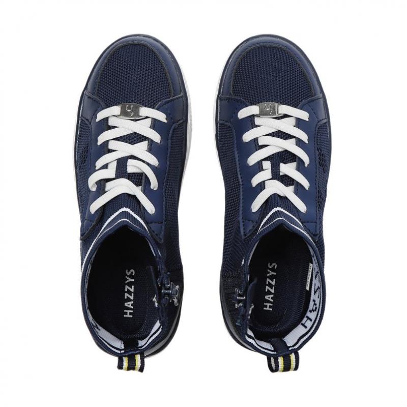 Hazzys Kids Ankle Knit Sneakers Hsw61uq50m Nv