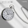 CREPHA Analog Pocket Simple Quartz Men's Watch, Design, Battery-Operated, Movement, Silver, TE-AM153-WTS