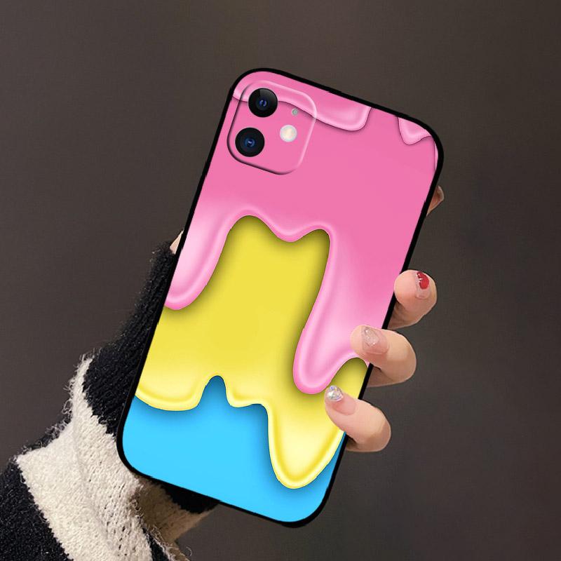 Para Capa de iPhone 11 Silicone TPU Macio Capas Protetoras de Telefone Para iPhone 11 Pro Max Estampa da Moda Para-choque à Prova de Choque Capas Traseiras