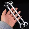 Double Head Door Hinge Repair Spanner Adjusting Door Hinge Gap Wrench Hinges Repair Wrenches Hand Tools Spanners For Round Bolt