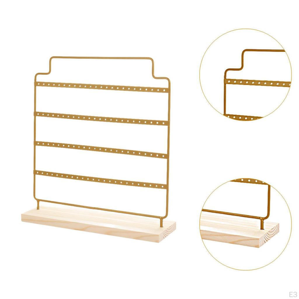 Earrings Organizer 4 Tiers Jewelry Display Stand for Shopping Mall Retail Store