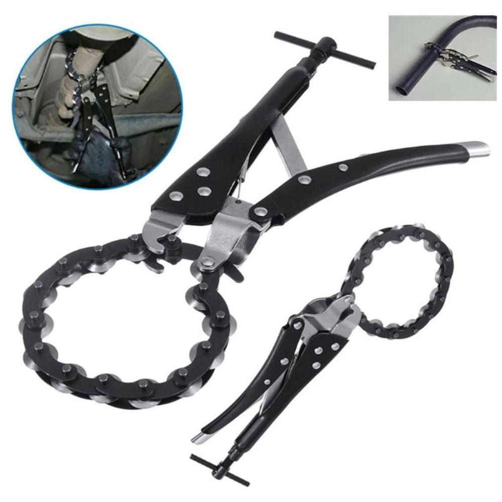 Carbon Steel Chain Pipe Cutter Rolling Pipe Cutting Tool Multi-Wheel Cutter  Three-Way Catalytic