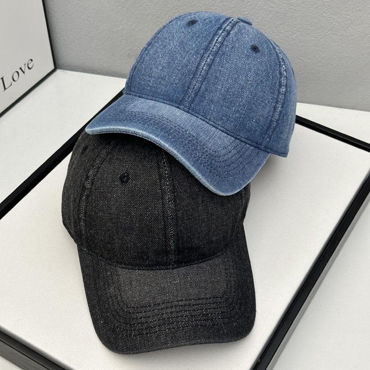Fashion Hat Korean version couple cap men's versatile face small baseball cap children's casual soft top sunscreen cowboy hat