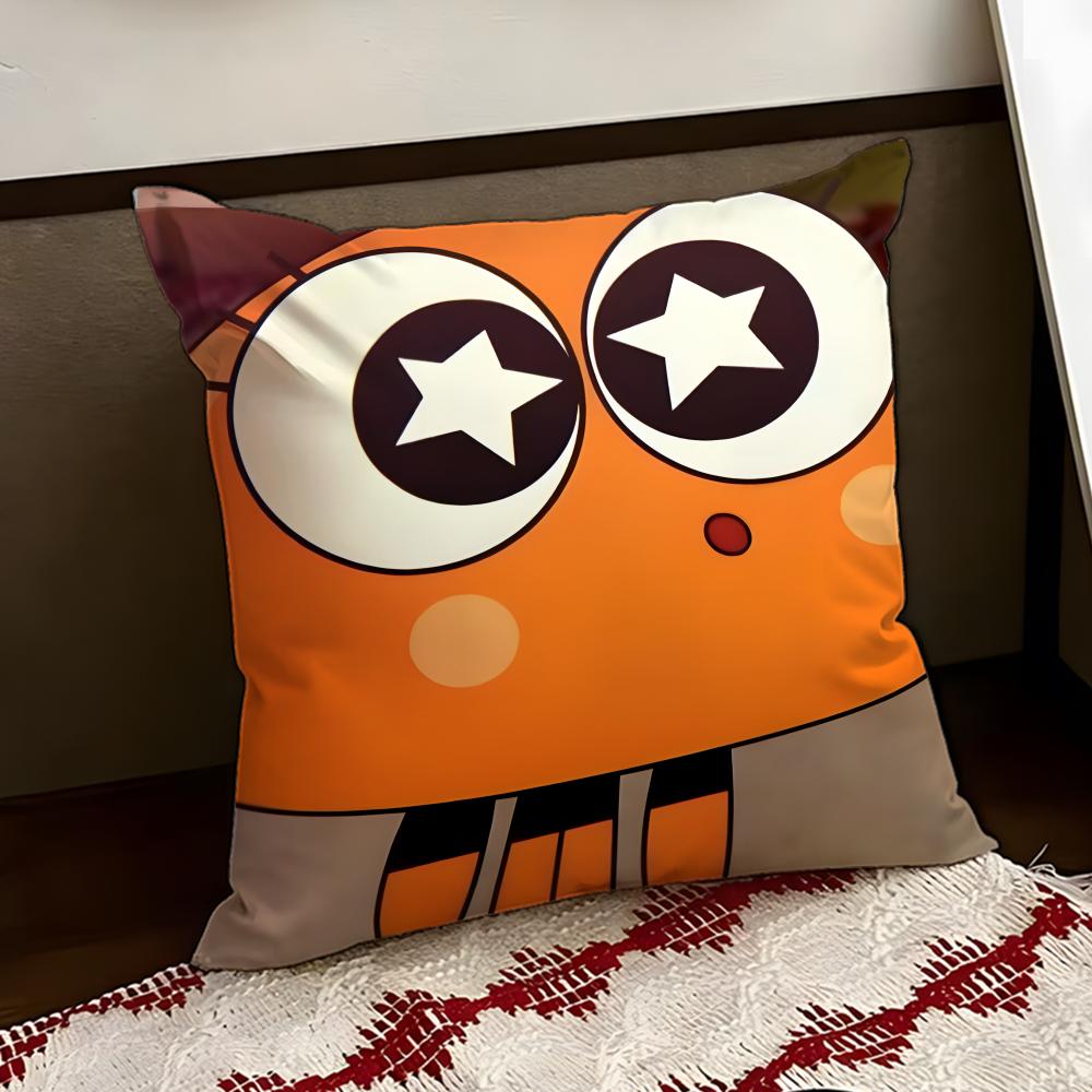 The AAmazing World of GGumball Cushion Cover Reversible Soft Durable Pillow Cover Home Car MultiScene Use for Daily Comfort 30X30cm