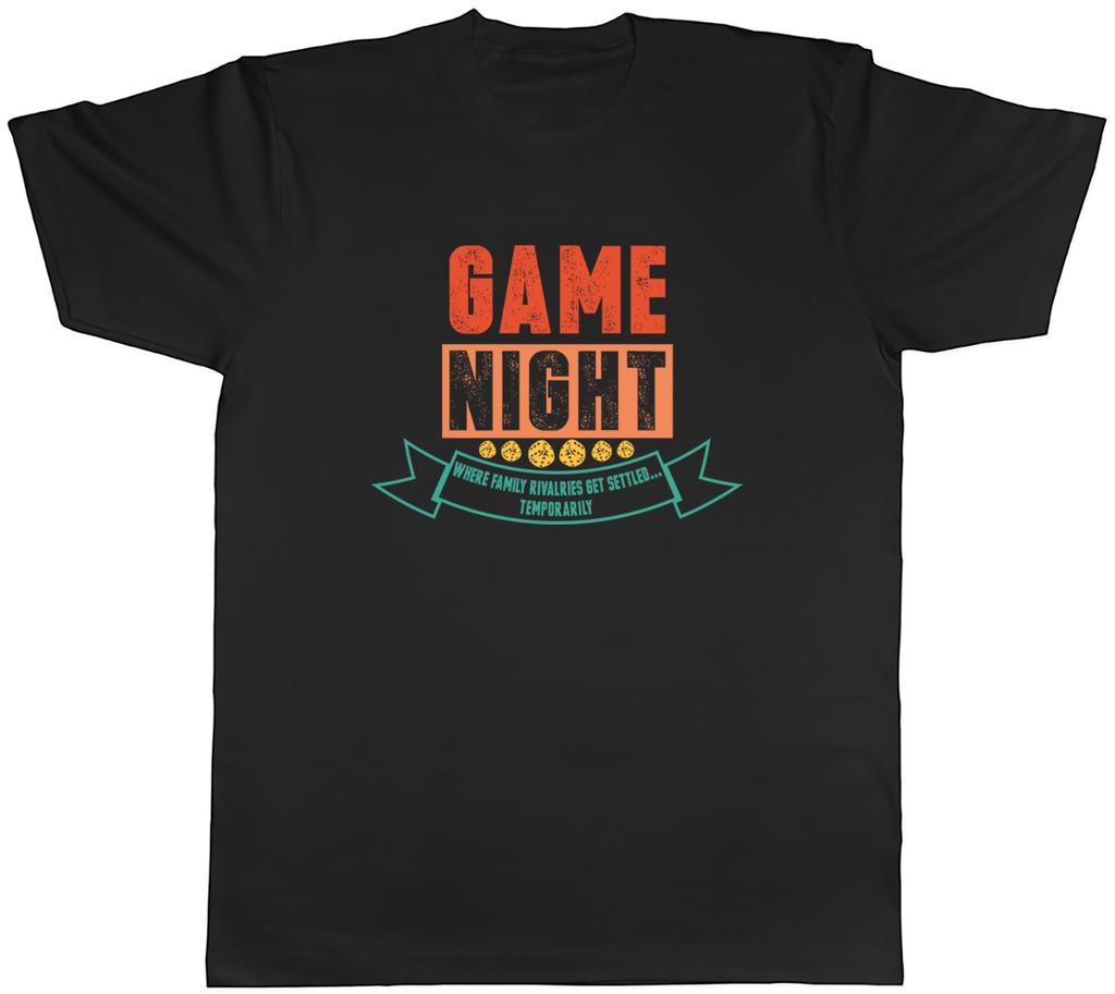 Game Night Where Family Rivalries Get Settled Mens T-Shirt Tee Gift Top