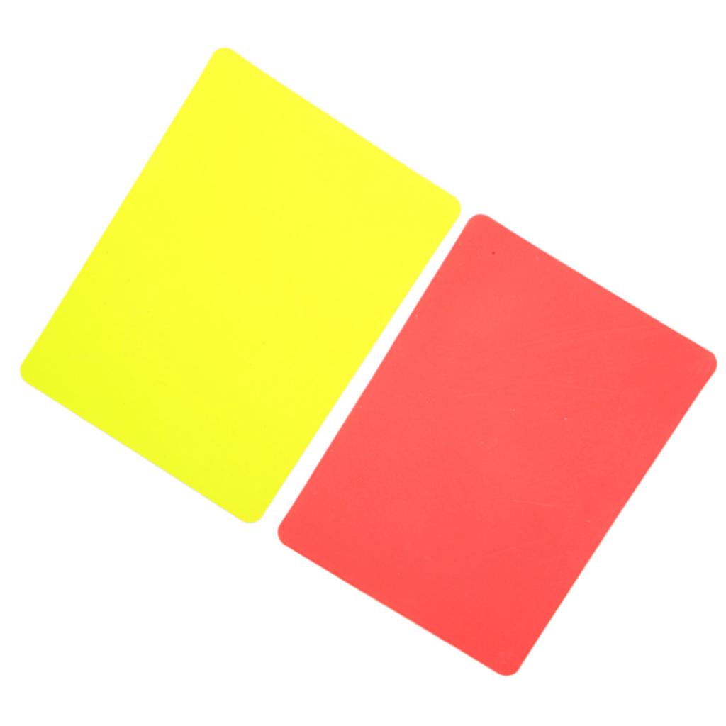 Fußball-Rote Und Gelbe Karten Rekord-Fußballspiele-Schiedsrichter-Werkzeugausrüstung