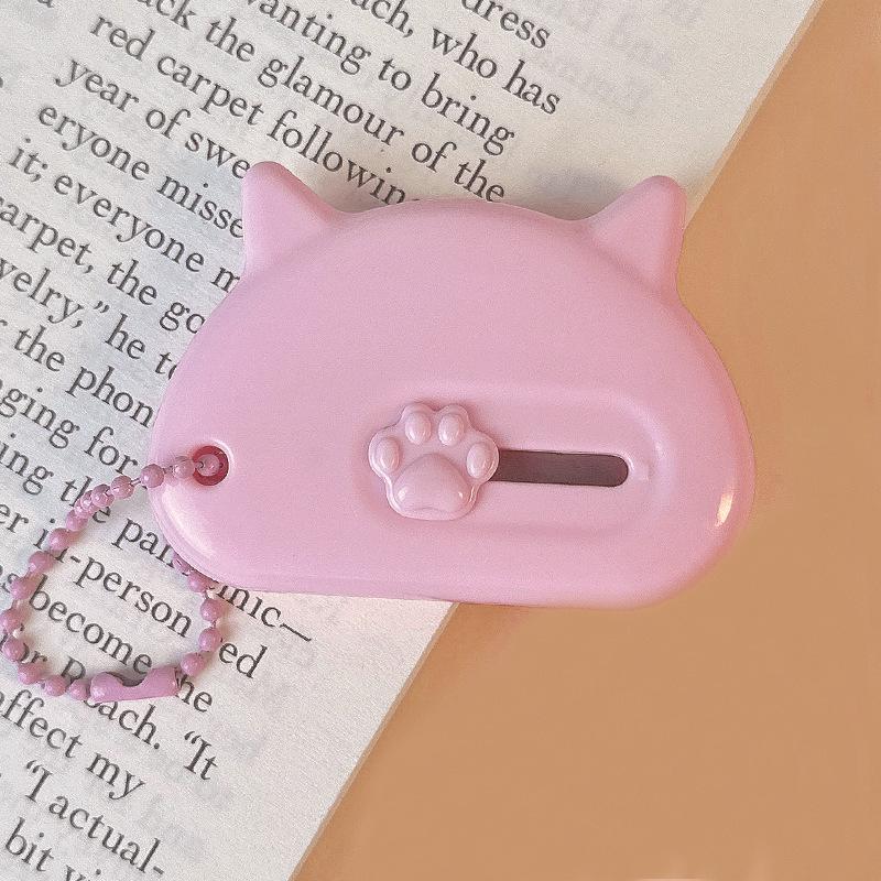 Süßes Kätzchen-Universalmesser in Bonbonfarbe - Mini Tragbarer Papierschneider
