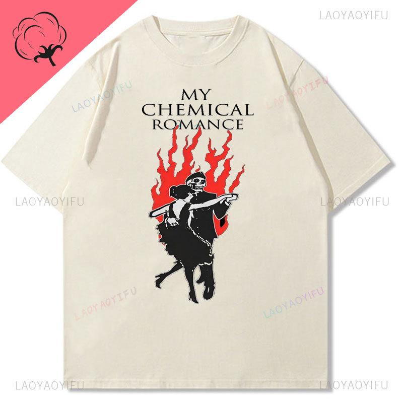 Camisetas My Chemical RoUnisexce Bandas De Rock Graphic T Shirts Cotton Camisa Vintage Punk Hip Hop Harajuku Short Sleeve Tee Shirt