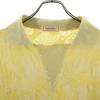 Yves Saint Laurent Overall Handle Long Sleeve Knit Polo Shirt M Yellow Men's Used