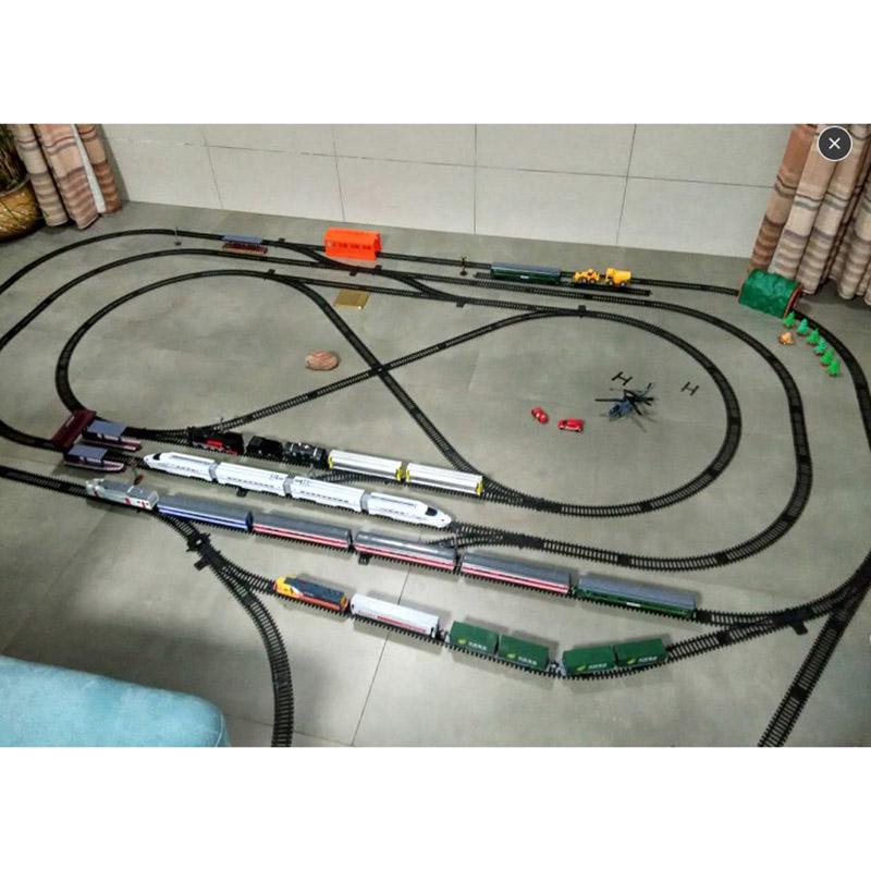 1:87 Track Scene Accessories Cave Railway Crossing Station Road Resistance Children's Toy Simulation Electric Train Model Boy