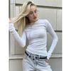 Tooxika Spring Retro 3D Printed Sexy One Shoulder Pleated Slim Fit T-shirt For Women