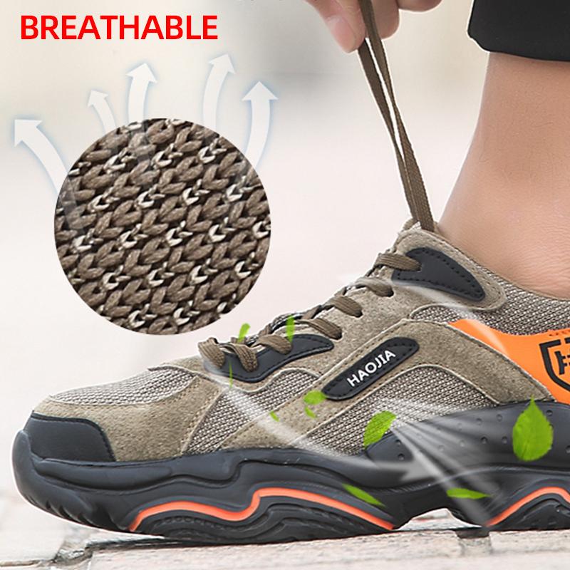 AtreGo Zapatos de seguridad de trabajo para hombres Botas transpirables de  verano Punta de acero de trabajo Anti-Smashing Construction Safety Work  Sneakers comprar a buen precio — entrega gratuita, reseñas reales con