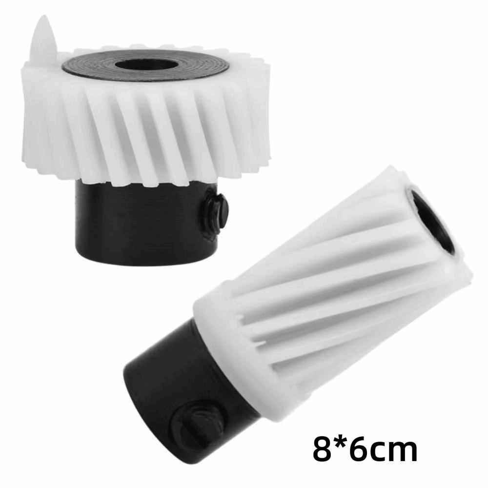 2pcs Plastic Sewing Machine Parts 2Pcs Kit Iron Gear Set Durable Hook Drive Gear Sewing Machine Repair
