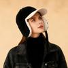 Autumn Winter Fleece Lamb Wool Baseball Cap for Women, Outdoor Warm Fleece Hat, Windproof Earflap Thermal Baseball Cap Unisex
