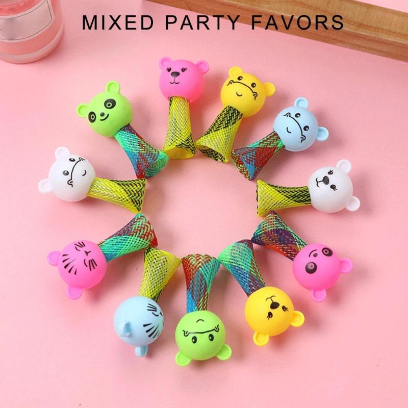 Personnage de dessin animé mixte rebondissant Personnages de dessin animé rebondissants créatifs Animal de dessin animé Poupée sautante Jeu Jouet