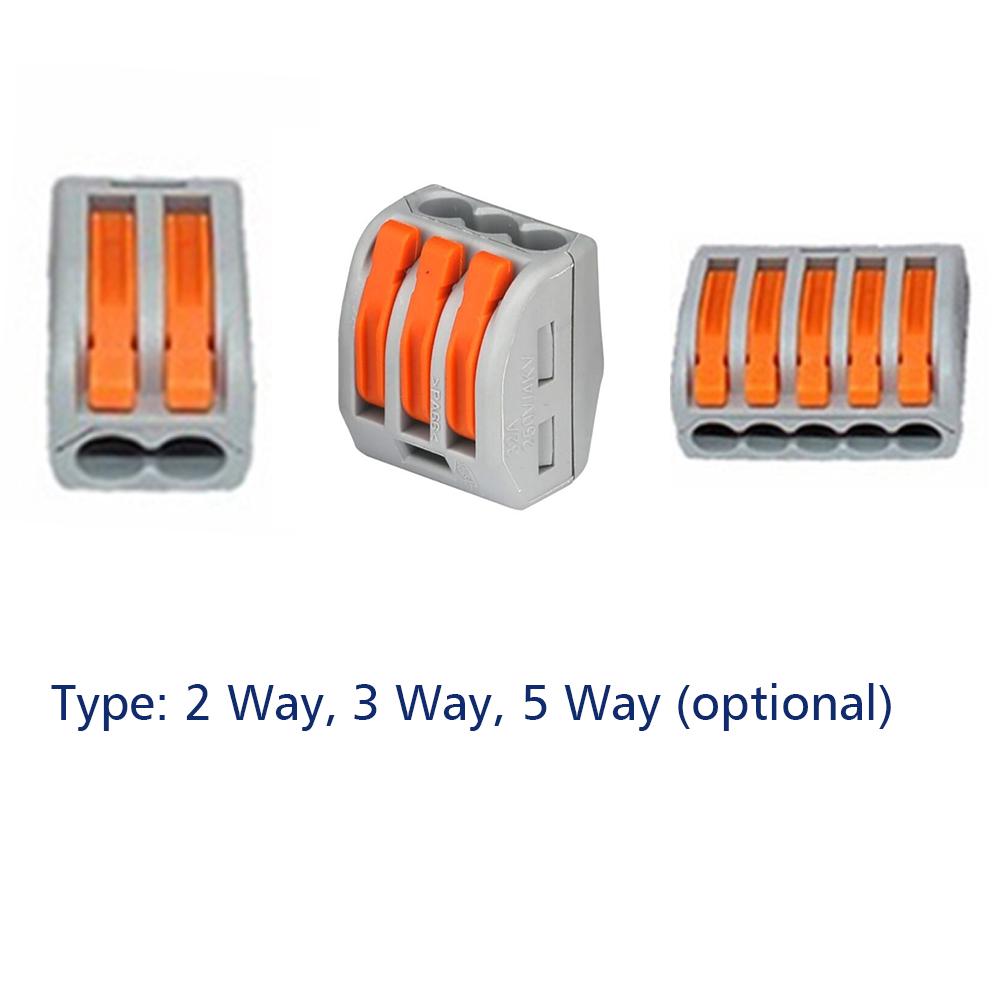 15 Stück flammhemmende Kabelverbinderdraht-Universalanschlüsse Schnellklemmen