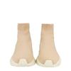 Salvatore Ferragamo Ninette High Top Sock Sneakers Beige