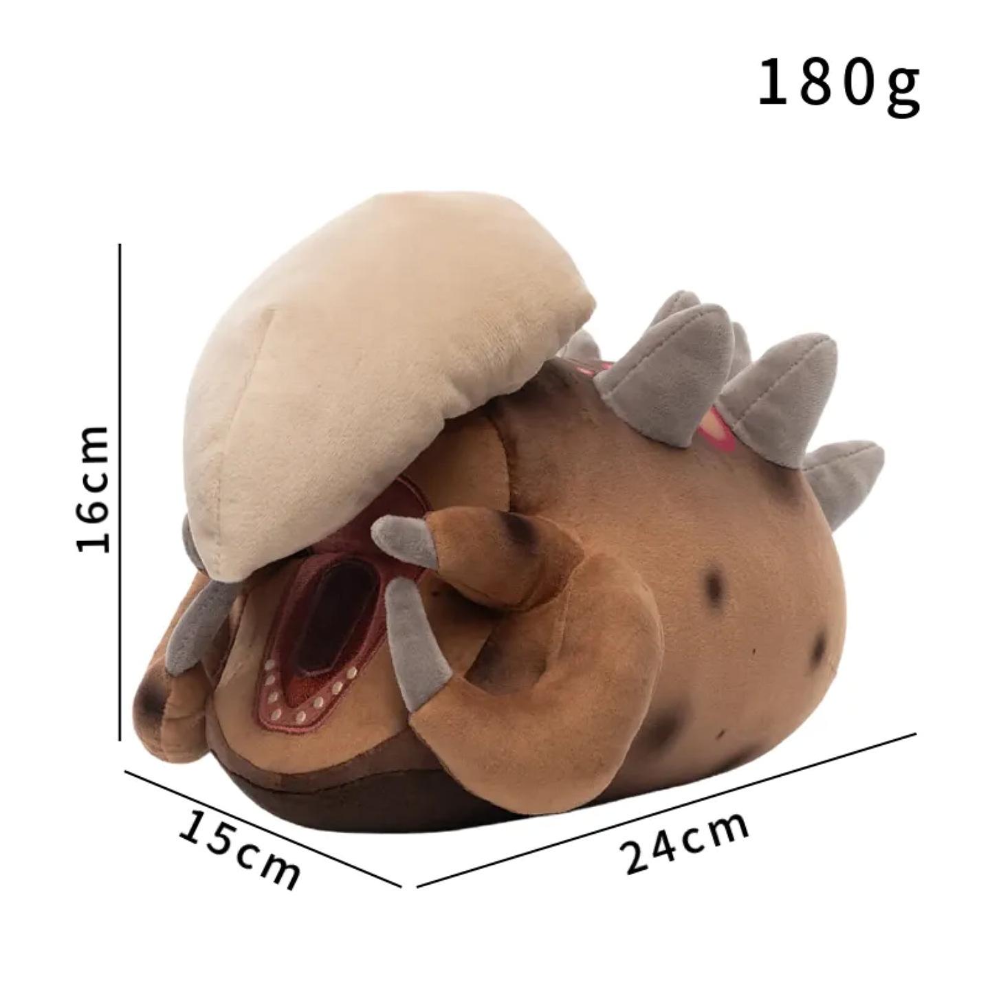 Anime Deep Rock Galactic Schädling Plüsch Horror Tier Anteverse 2'S Schädling Stoffpuppe Spielzeug Sammlung Modell Plüschigkeit Spielzeug Geschenke beige