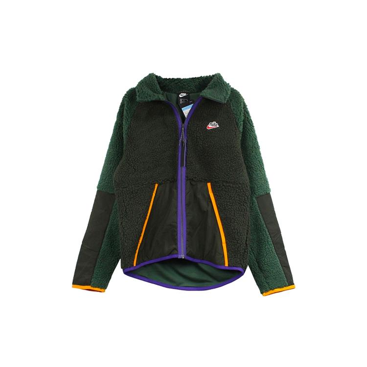 Куртки Nike Унисекс Зеленый Стойка Умеренный Другое BV3722-355 L