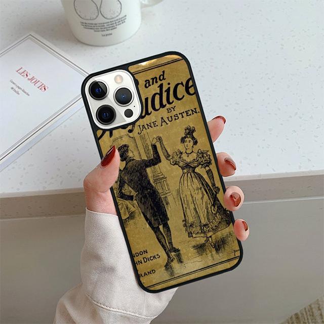 Cover Book Jane Austen Phone Case For iPhone 17 Air 14 15 16 16e 13 12 Max Cover For Apple 11 Pro Max Plus Coque