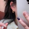 French Gold Irregular Round Ear Cuff - High-End, Stylish, and Cool Earrings for Women