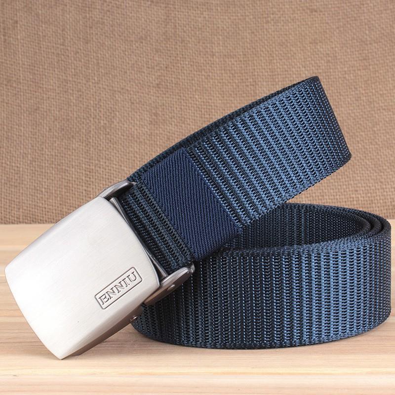 

TUSHI Outdoor Equipment Belt Thickened Canvas Nylon Field Waist Adjustable 120cm королівський синій колір