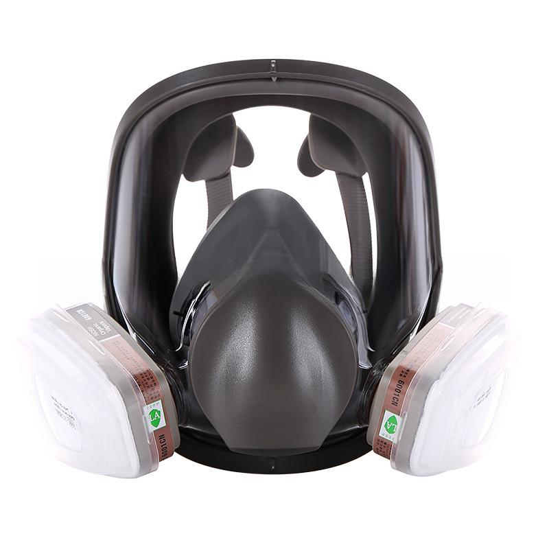 6800-Style Gas Mask for Spray Painting, Dust, Chemicals, Pesticides, and Polishing