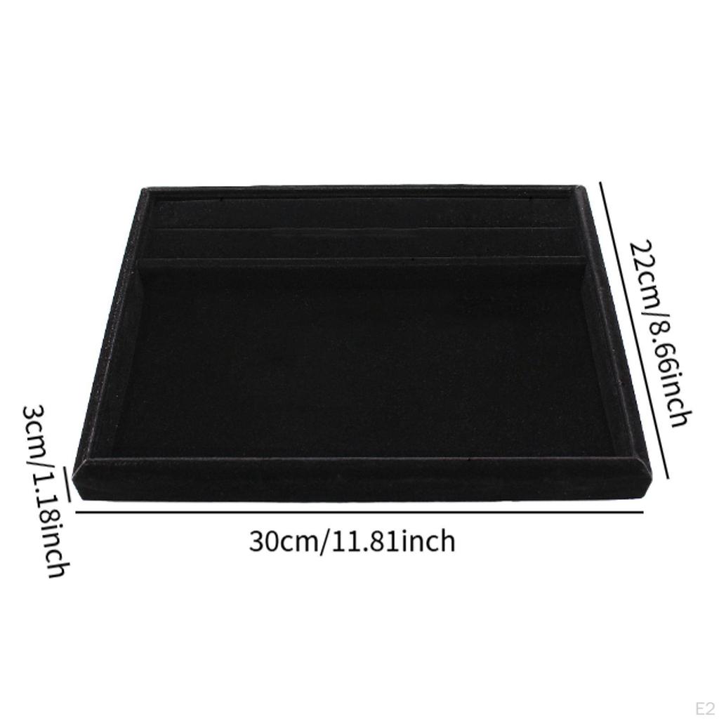 Jewelry Display Tray Necklace Bracelet Showcase Display,Elegant,Empty Plate Holder for
