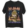Def Leppard Unisex Adult Hysteria ´88 Back Print T-Shirt