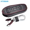 Leather Car Key Cover Bag For Porsche Macan Cayenne Panamera 911 Boxster Cayman 718 Smart Remote Control Fobs Shell Protector Case