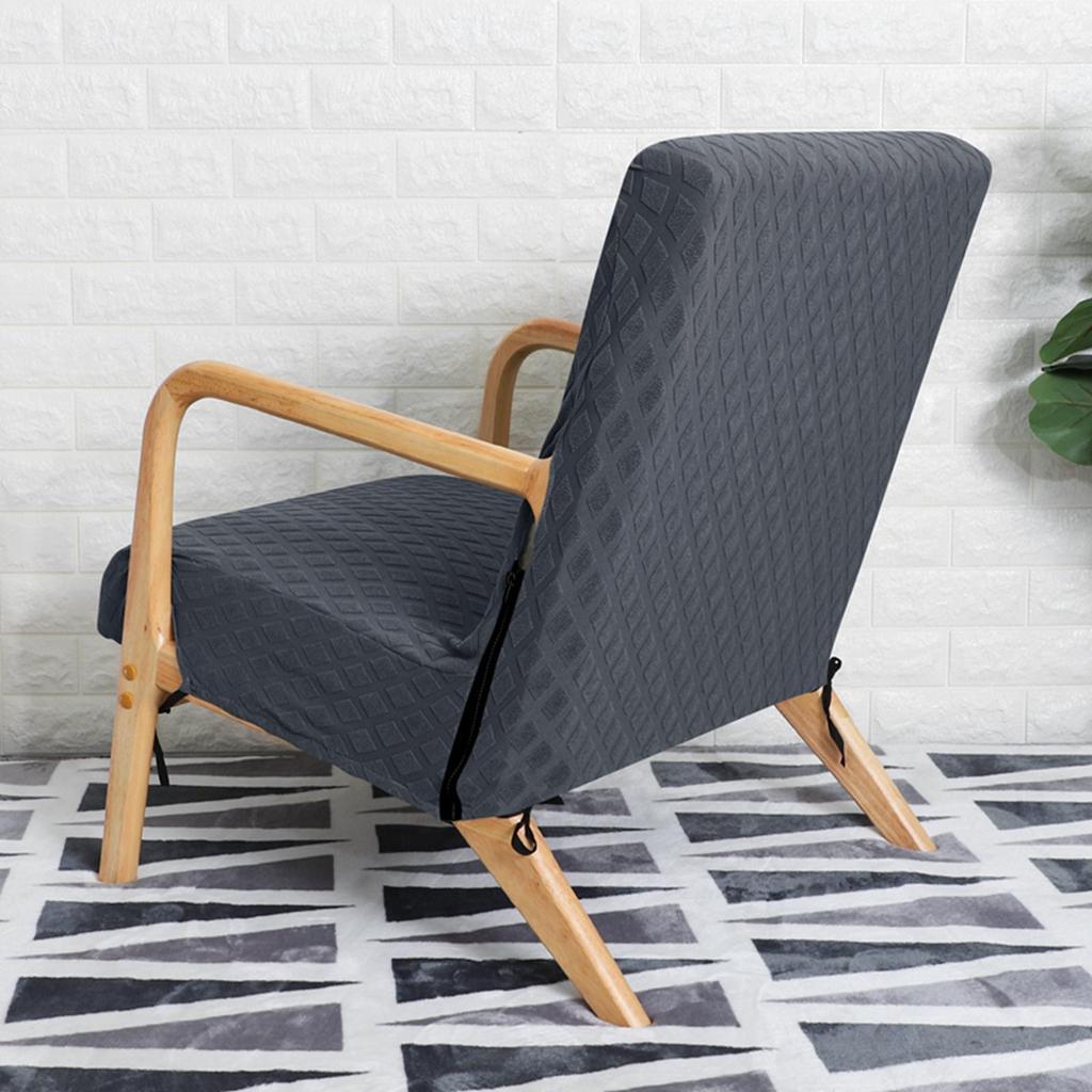 Elastic Wood Arm Chair Cover Stylish and Decorative Accessory for Chair