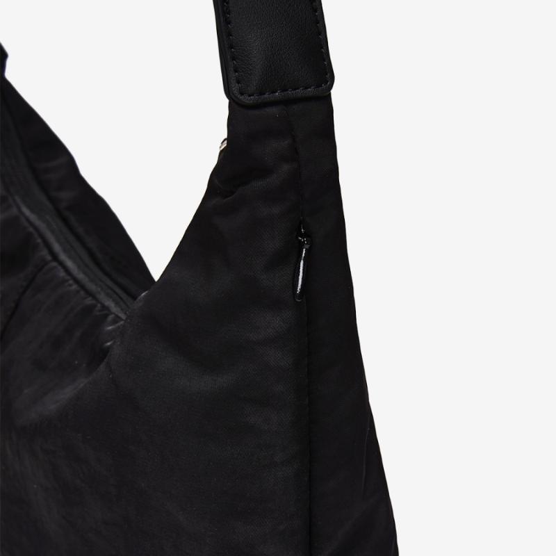 ESquire Collection Women S Aero Lightweight Nylon Shoulder Bag Black
