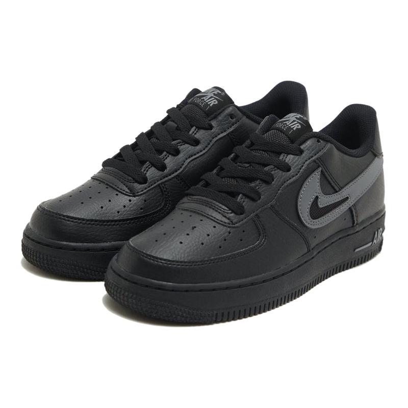 New Nike Air Force 1 Low Black Grey GS FQ2413-001