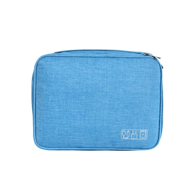 Portable Multifunction Travel Pouch Storage Organizers Case for Earphones USB Drive Mobile Phone Charger Data Cable