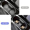 2PCS Ghost Pattern Car Personalized Water Cup Mat Stand Anti Slip Mat Bottle Stand Cup Stand Car Interior Anti Slip Cup Stand