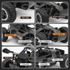 New RC Cars 20 KM/H High-Speed 2WD Off-Road Remote Control Car with LED Headlight 2.4GHz Monster Truck Outdoor RC Car Toys Gifts
