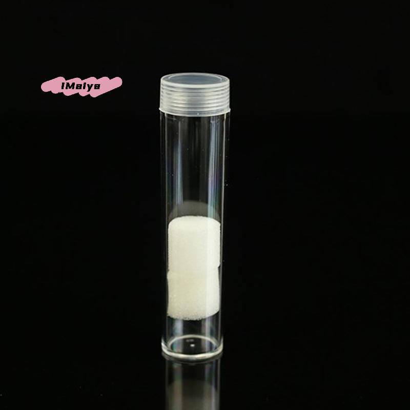 M-19-32mm Tubo Porta Monete in Plastica Trasparente Tubo Protettivo Porta Raccolta Monete Portamonete Portafoglio Proteggi Contenitore Erogatore di Monete