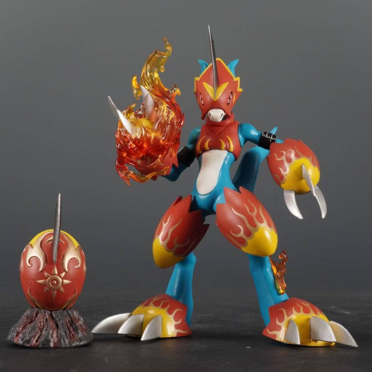

18cm Anime Digimon Adventure Figure Fladramon Action Figure Pvc Statue Collection Model Toys Gifts With box