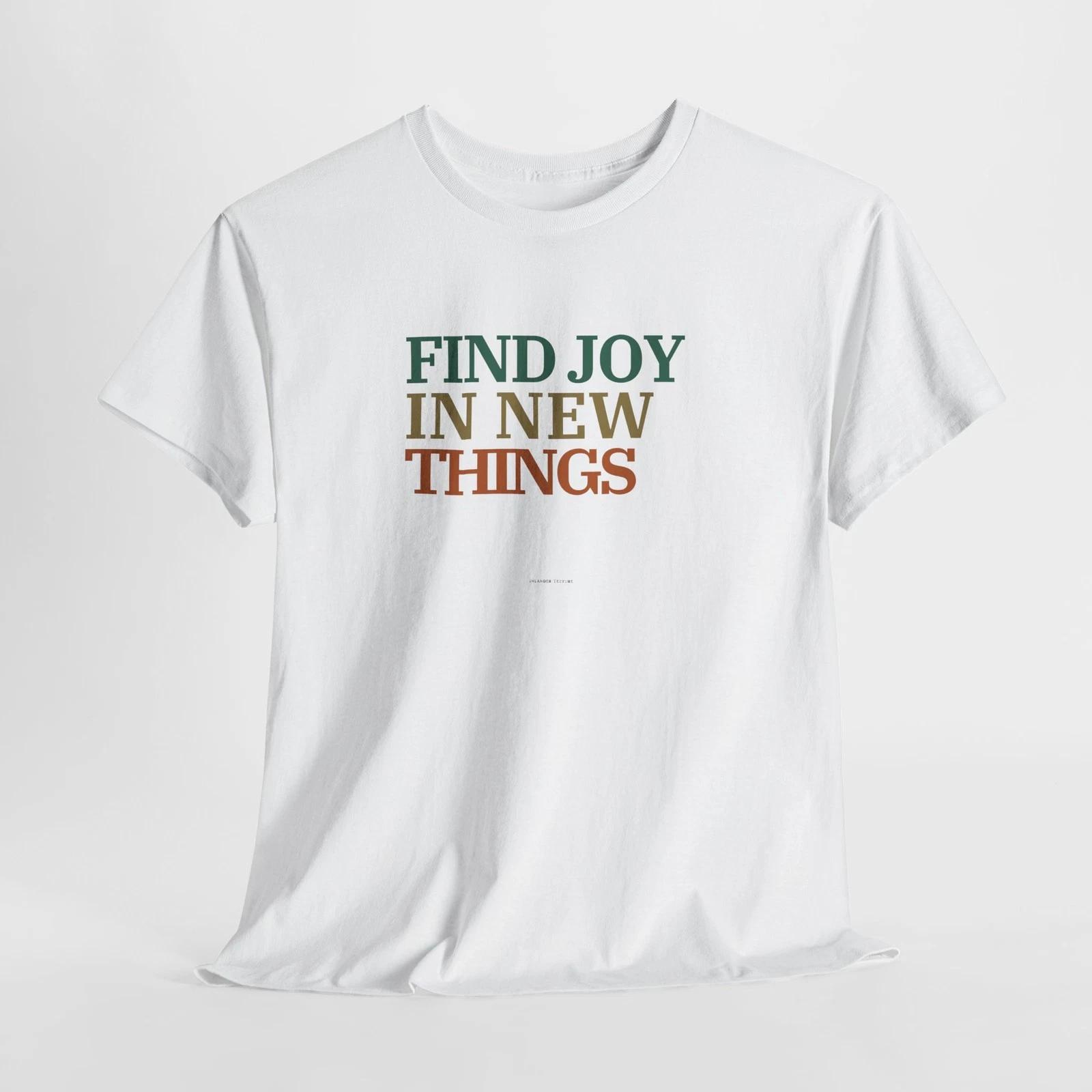 

Joyful Unisex Heavy Cotton Tee, Inspirational T shirt, Gift for Friends, [...] XL