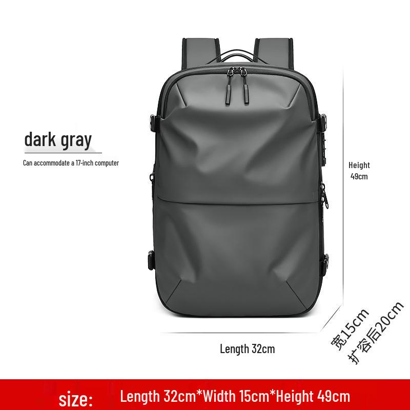 Men's Premium Business Travel Waterproof Backpack with Vacuum Compression