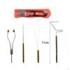 Fly Tying Tools Bobbin Holder Premium Fishing Hook Portable Metal Scissors
