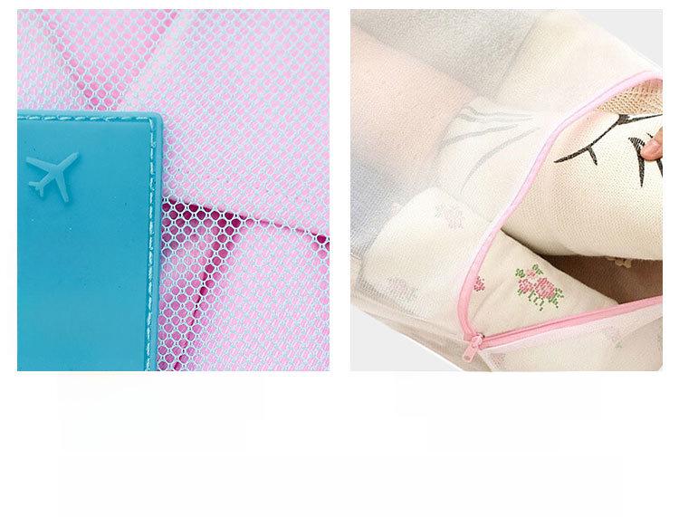 Koreanisches Reiseset: 6- und 7-teilige Aufbewahrungstaschen für Kleidung und Accessoires