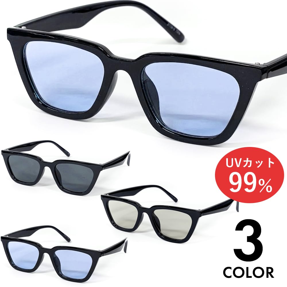 FashionBerry Black and Smoke Square Sunglasses with UV Thick Black 3 and Colored Lenses for Men and Stylish and Lightweight Design for the the and