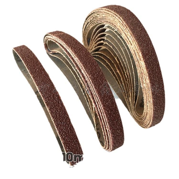 10mm x 330mm Pneumatic Belt Sander Sanding Belts - Abrasive Tool Bundle