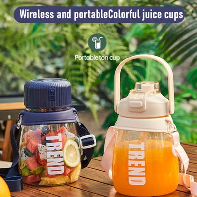 Multifunctionele Mini Elektrische Draagbare Juicer Blender Sapbeker USB 1100ML Reizen Handheld Fruit Smoothie Shakes Juicing Beker