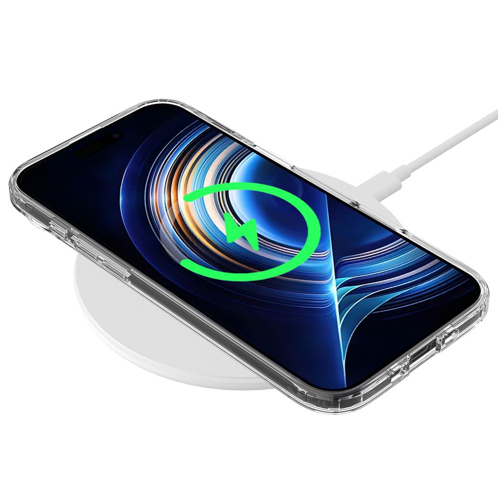 For iPhone 17 Air Clear Phone Case Compatible with MagSafe TPU+Acrylic Back Cover