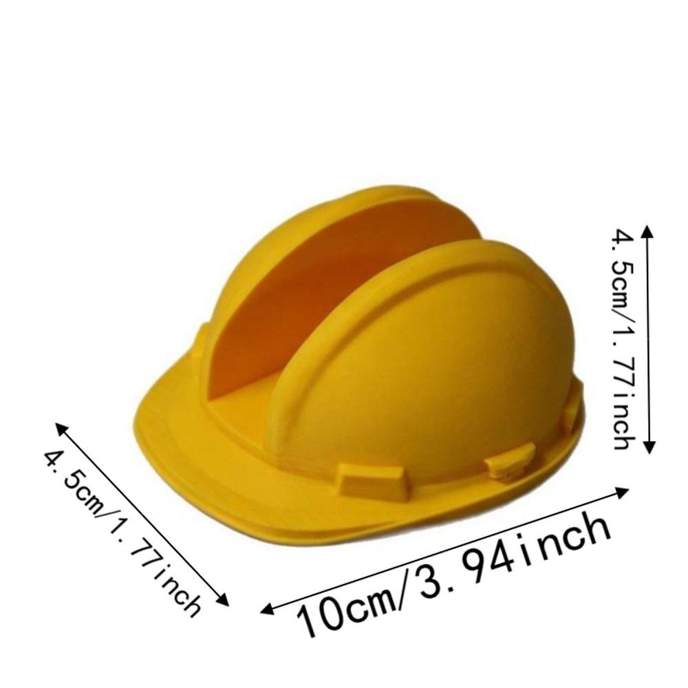 Safety Shape Helmet Stand 3D Printed Desk Organizer Business Storage Card Holder  Civil Engineer