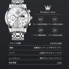 OLEVS Stylish and Popular Quartz Wristwatch with Date Silver Stainless Steel Classic Moon Swatch Men's Watch, Display, Waterproof, Business, Band,