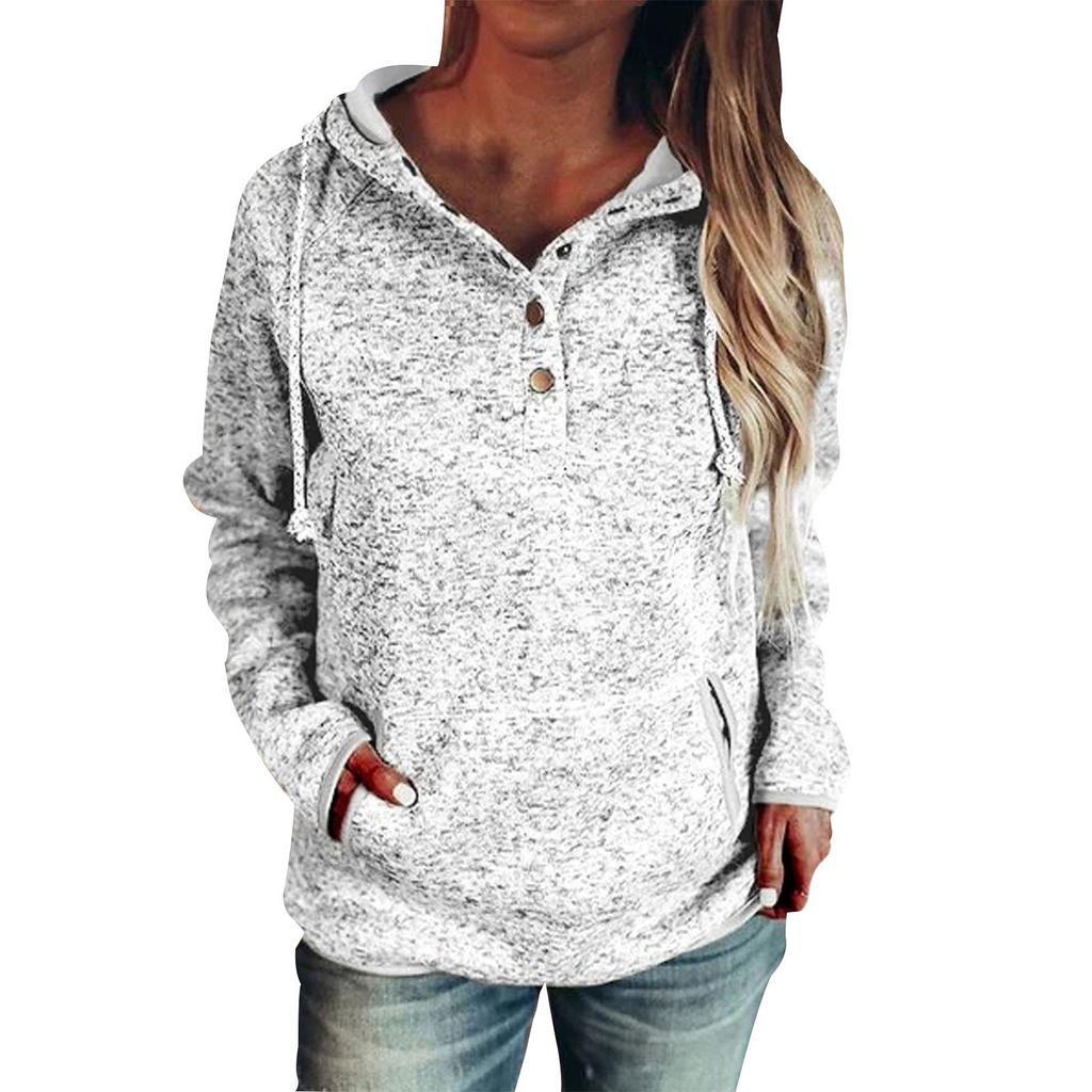 Women's Hoodie Sweatshirt Casual Pullover Tunic Top Long Sleeve Shirt