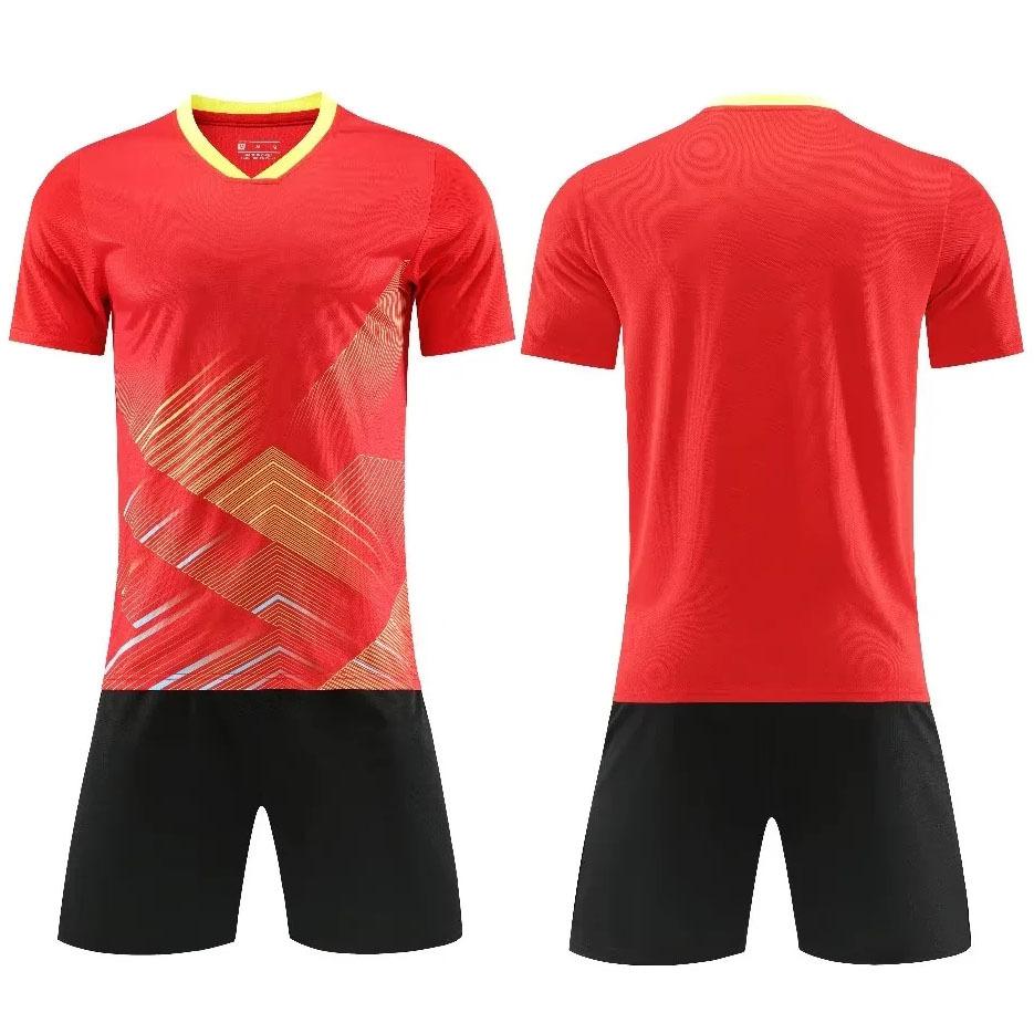 Cross-border spot 2026 new children's football jersey set, male and female students and teenagers team training competition jersey
